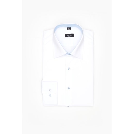 KOSZULA BEXLEY 3180E DŁUGI RĘKAW SLIM FIT BIAŁY ze sklepu Recman w kategorii Koszule męskie - zdjęcie 177534848