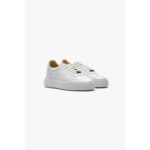 OBUWIE SNEAKERSY M1510 BIAŁE ZE SKÓRY NATURALNEJ Recman Recman