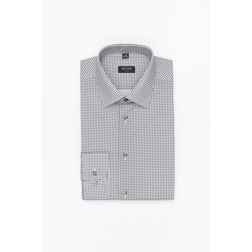 KOSZULA COLINE 3244T DŁUGI RĘKAW SLIM FIT ZIELONA Z BAWEŁNY ze sklepu Recman w kategorii Koszule męskie - zdjęcie 177535237