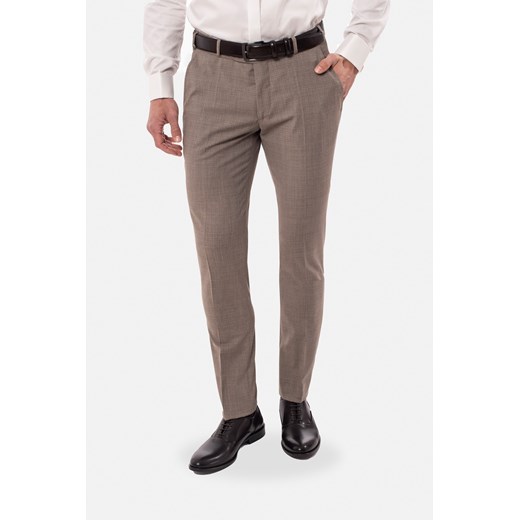SPODNIE CLASSIC ROSALES 318 BEŻOWE ze sklepu Recman w kategorii Spodnie męskie - zdjęcie 177535357