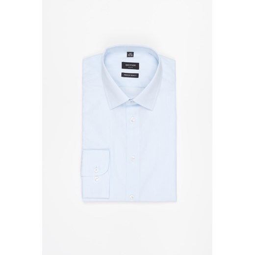 KOSZULA COFINO 3234T DŁUGI RĘKAW SLIM FIT NIEBIESKA Z BAWEŁNY ze sklepu Recman w kategorii Koszule męskie - zdjęcie 177535466