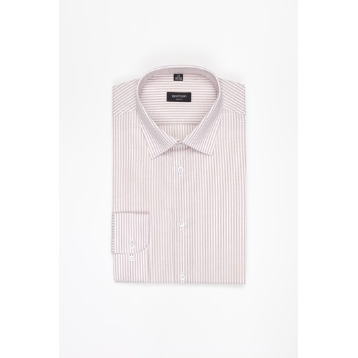 KOSZULA COFINO 3247T DŁUGI RĘKAW SLIM FIT RÓŻOWA Z BAWEŁNĄ ze sklepu Recman w kategorii Koszule męskie - zdjęcie 177535475