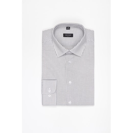 KOSZULA COFINO 3248T DŁUGI RĘKAW SLIM FIT ZIELONA Z BAWEŁNĄ ze sklepu Recman w kategorii Koszule męskie - zdjęcie 177535477