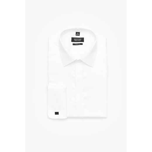 KOSZULA VERSONE 2623 SP SLIM FIT BIAŁY ze sklepu Recman w kategorii Koszule męskie - zdjęcie 177536495