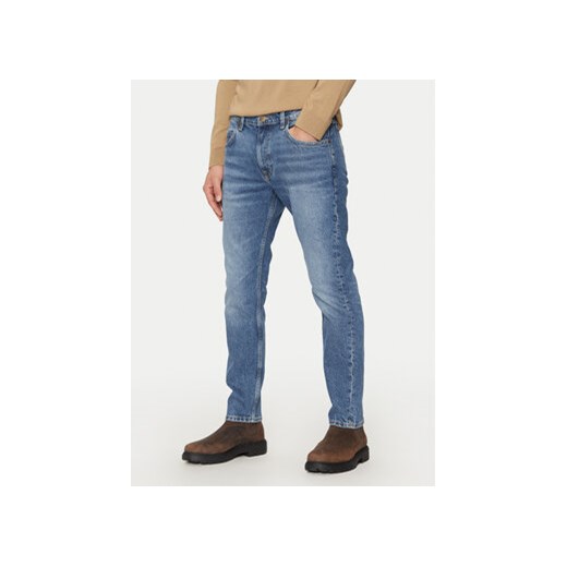 Lee Jeansy Rider 112358988 Niebieski Slim Fit ze sklepu MODIVO w kategorii Jeansy męskie - zdjęcie 177538078