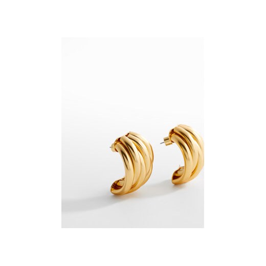Mango Kolczyki Dalia 67040461 Złoty Mango uniwersalny MODIVO
