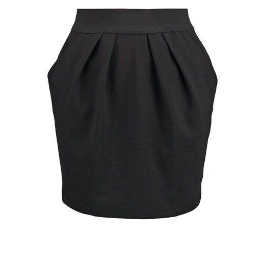 ONLY ONLNEW TIA Spódnica mini black zalando czarny abstrakcyjne wzory