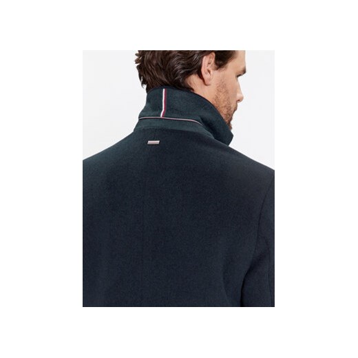 Tommy Hilfiger Płaszcz wełniany MW0MW32963 Granatowy Regular Fit Tommy Hilfiger XL MODIVO