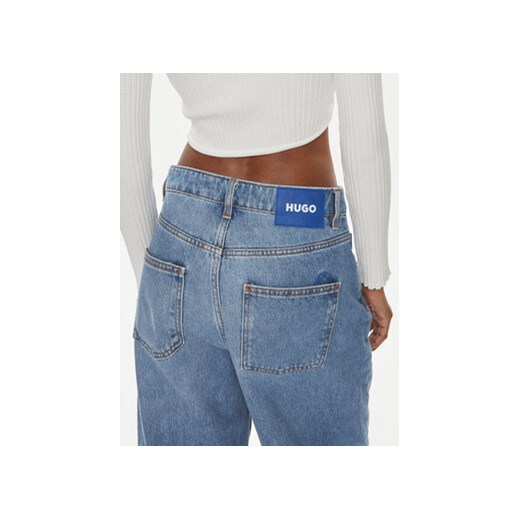 Hugo Jeansy Leni_B 50513731 Niebieski Relaxed Fit 28_32 MODIVO