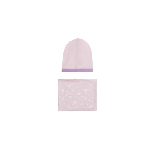 Frozen Komplet czapka i komin ACCCS-AW23-36DFR Fioletowy one size MODIVO