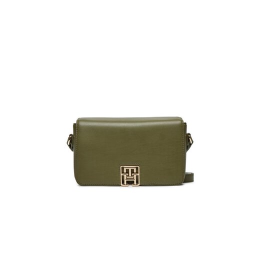 Tommy Hilfiger Torebka Reset Crossover AW0AW16298 Khaki ze sklepu MODIVO w kategorii Listonoszki - zdjęcie 177542375