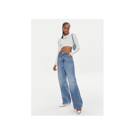 Hugo Jeansy Leni_B 50513731 Niebieski Relaxed Fit 28_32 MODIVO