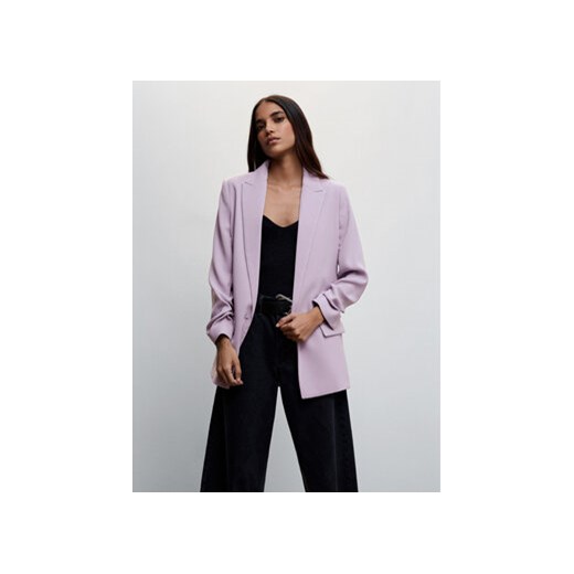 Mango Marynarka Eleonor 47916303 Fioletowy Regular Fit Mango S MODIVO