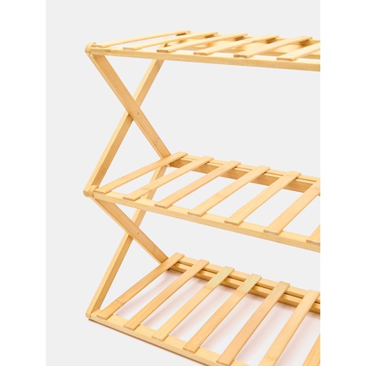 Sinsay - Bambusowa półka trzypoziomowa - beżowy Sinsay One Size Sinsay