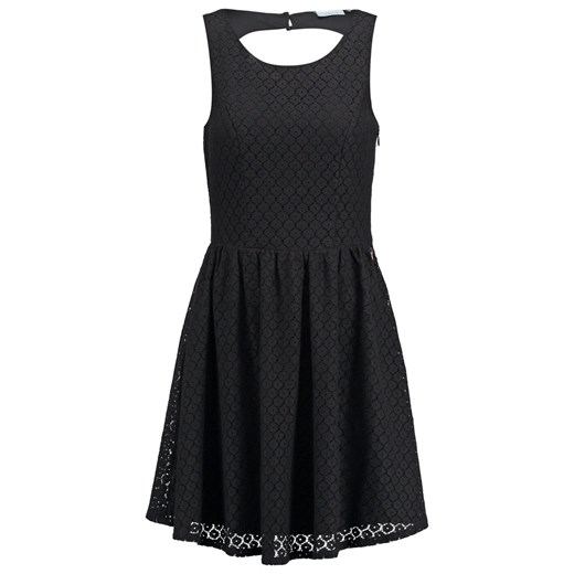 ONLY ONLFAIRY Sukienka letnia black zalando czarny abstrakcyjne wzory