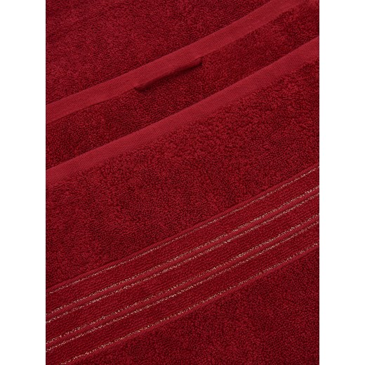 Sinsay - Ręcznik ze złotą nitką - czerwony Sinsay One Size Sinsay