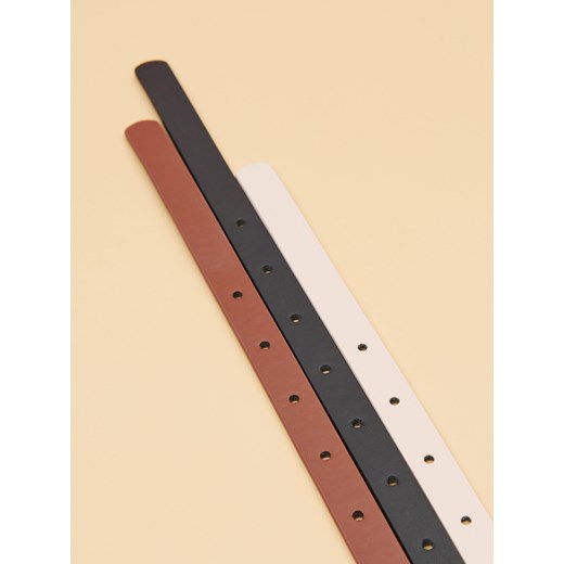 Sinsay - Paski 3 pack - wielobarwny Sinsay XL Sinsay