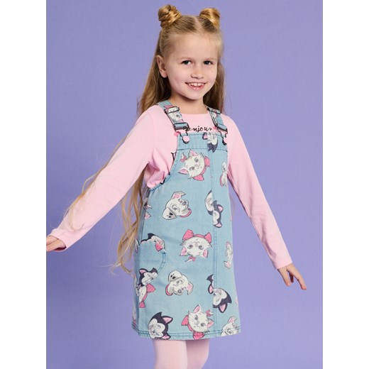 Sinsay - Sukienka Disney - niebieski Sinsay 110 Sinsay