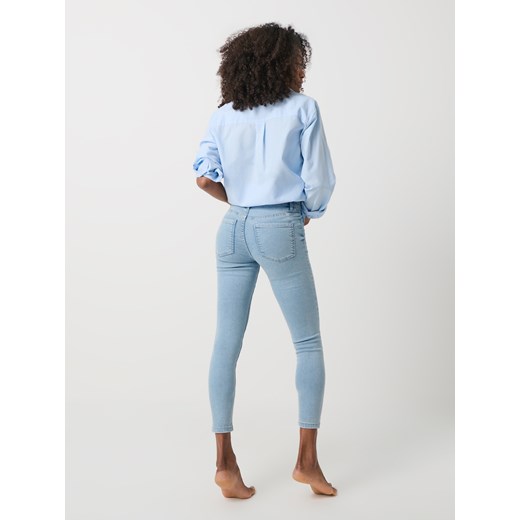 Sinsay - Jeansy skinny - niebieski Sinsay 40 Sinsay