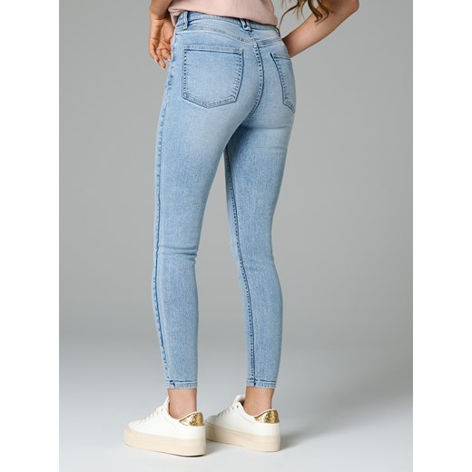 Sinsay - Jeansy skinny - niebieski Sinsay 36 Sinsay