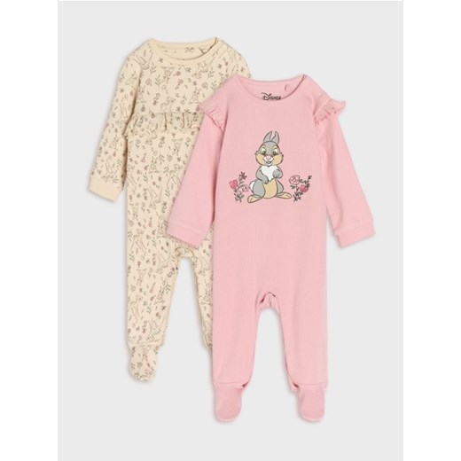 Sinsay - Pajacyki 2 pack Disney - kremowy ze sklepu Sinsay w kategorii Pajacyki - zdjęcie 177554607