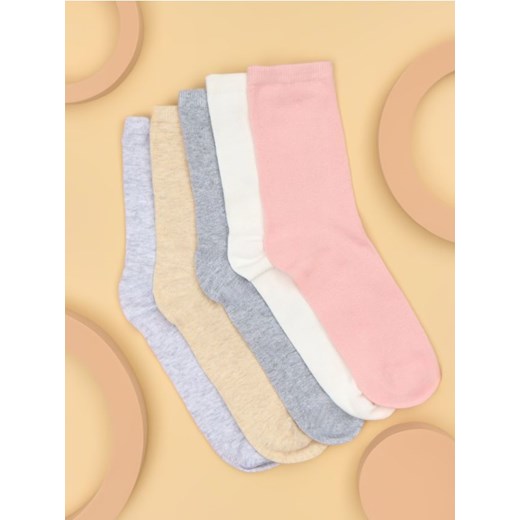 Sinsay - Skarpetki 5 pack - wielobarwny ze sklepu Sinsay w kategorii Skarpetki damskie - zdjęcie 177554776