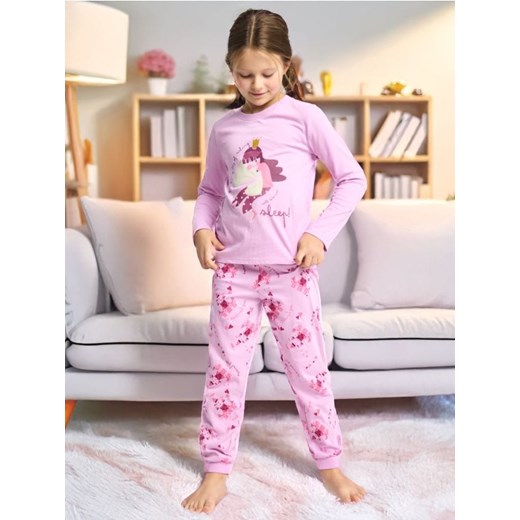 Sinsay - Piżama dwuczęściowa - fioletowy ze sklepu Sinsay w kategorii Piżamy dziecięce - zdjęcie 177554975