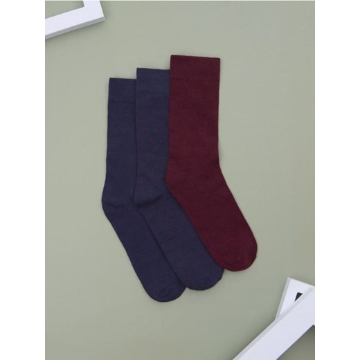 Sinsay - Skarpetki 3 pack - wielobarwny Sinsay 43/46 Sinsay