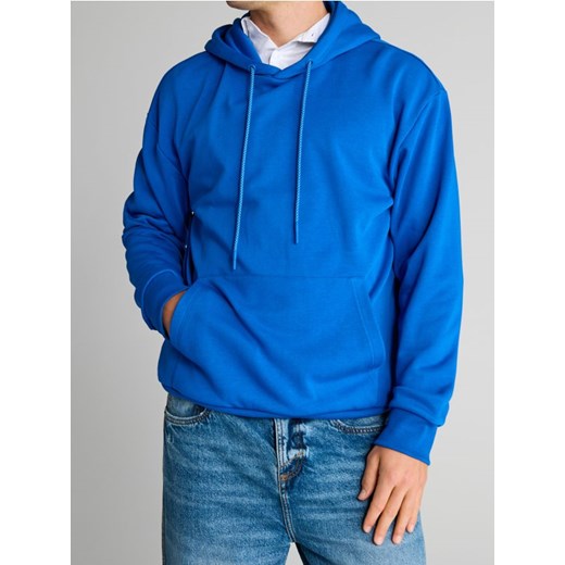 Sinsay - Bluza z kapturem - niebieski ze sklepu Sinsay w kategorii Bluzy męskie - zdjęcie 177555145