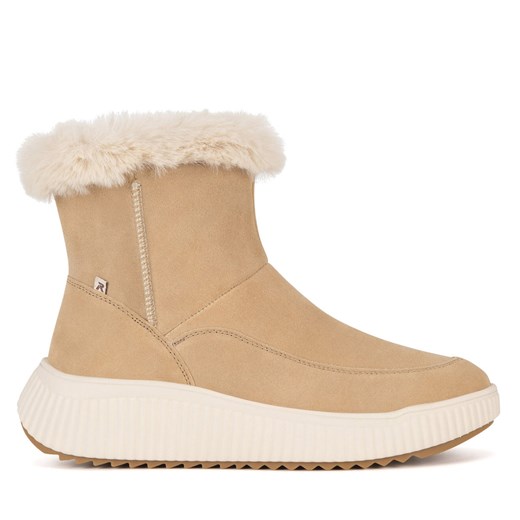 Botki Rieker Revolution Lifestyle W1772-62 Beżowy Rieker Revolution Lifestyle 38 eobuwie.pl