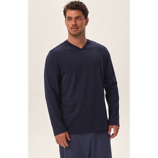 Henderson bawełniana piżama męska Hunt 41920-59X, Kolor granatowy, Rozmiar 2XL, Henderson L Primodo