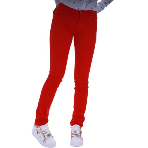 Czerwone spodnie damskie z jeansu /H2 UB850 G4/ XL-42 Pantofelek24.pl