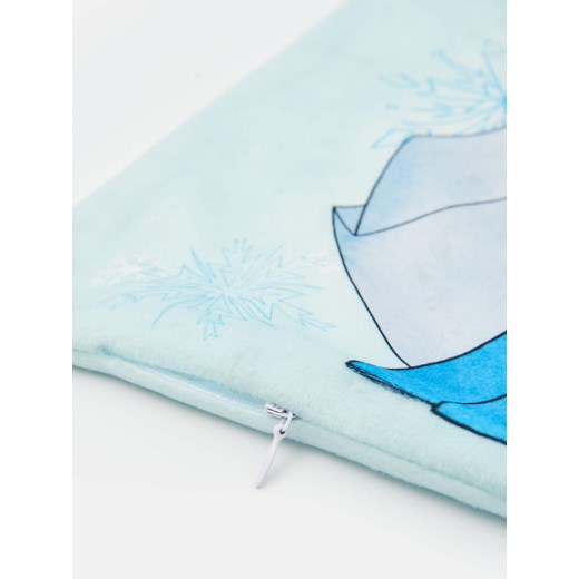 Sinsay - Poszewka na poduszkę Kraina Lodu - niebieski Sinsay One Size Sinsay