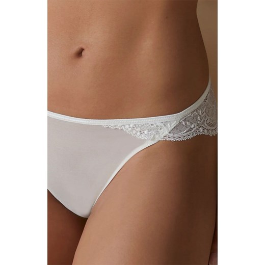 Koronkowe figi damskie perłowe Irina, Kolor perłowy, Rozmiar L, Selene ze sklepu Intymna w kategorii Majtki damskie - zdjęcie 177568506