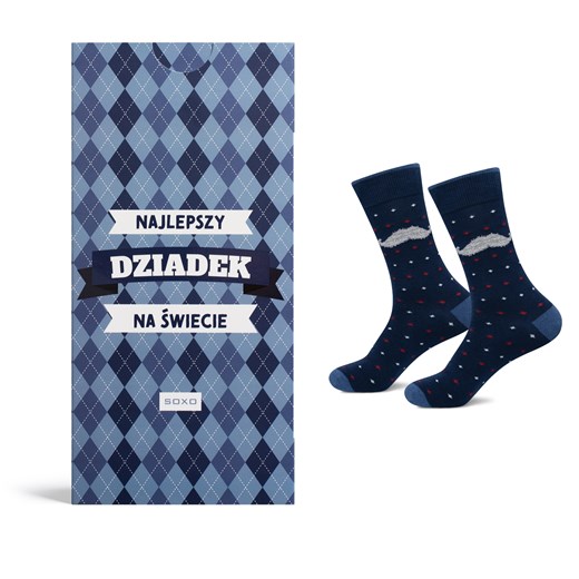 Skarpetki Laurka Najlepszy Dziadek na Świecie ze sklepu Sklep SOXO w kategorii Skarpetki męskie - zdjęcie 177568587