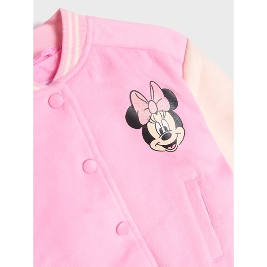 Sinsay - Kurtka bomberka Myszka Minnie - różowy Sinsay 98 Sinsay