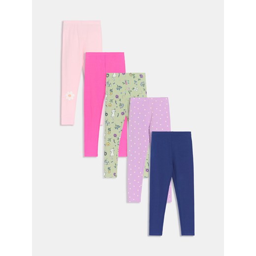 Sinsay - Legginsy 5 pack - wielobarwny Sinsay 122 Sinsay