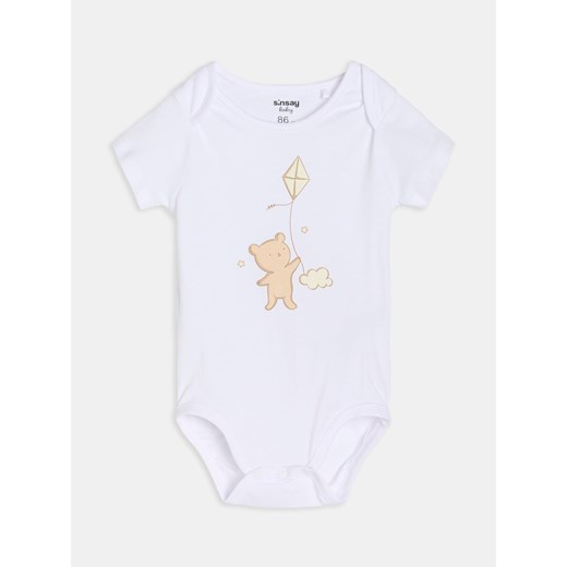 Sinsay - Body 5 pack - biały Sinsay 92 Sinsay