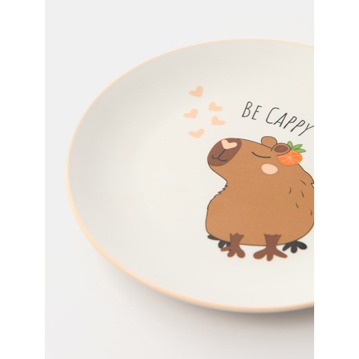 Sinsay - Talerz z motywem kapibary - wielobarwny Sinsay One Size Sinsay