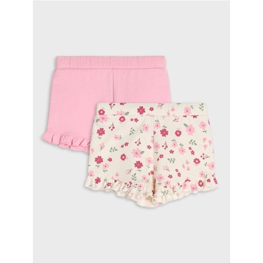 Sinsay - Szorty 2 pack - kremowy ze sklepu Sinsay w kategorii Spodenki niemowlęce - zdjęcie 177571288