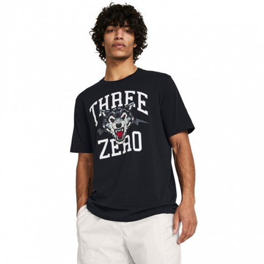 Męska koszulka do koszykówki Under Armour Curry Young Wolf Tee - czarna ze sklepu Sportstylestory.com w kategorii T-shirty męskie - zdjęcie 177573418