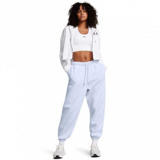 Damskie spodnie dresowe Under Armour UA Icon Flc Os Wm Pant - niebieskie ze sklepu Sportstylestory.com w kategorii Spodnie damskie - zdjęcie 177573857