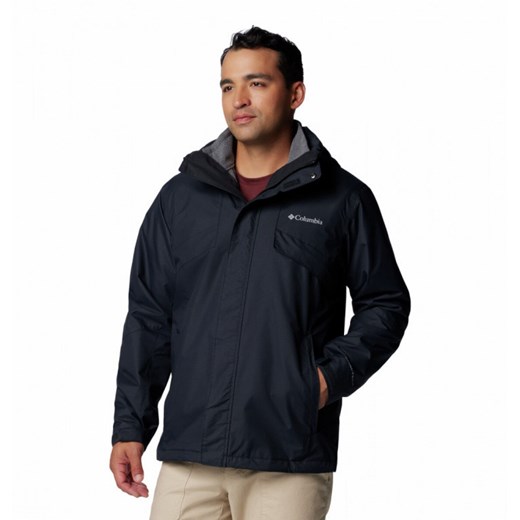 Męska kurtka trekkingowa Columbia Men\'s Bugabo III Fleece Interchange Jacket - czarna ze sklepu Sportstylestory.com w kategorii Kurtki męskie - zdjęcie 177574188