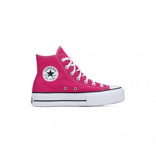 Damskie buty Converse Chuck Taylor All Star Lift Platform A08288C - różowe ze sklepu Sportstylestory.com w kategorii Trampki damskie - zdjęcie 177576155
