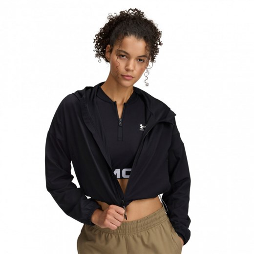 Damska kurtka przejściowa Under Armour UA Unstoppable Woven HD Jkt - czarna ze sklepu Sportstylestory.com w kategorii Kurtki damskie - zdjęcie 177576507