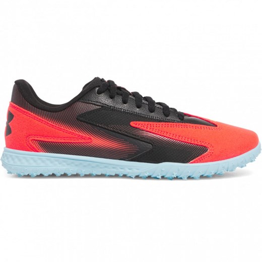 Dziecięce buty do piłki nożnej turfy Under Armour UA U Shadow Turf 3 Junior - czerwone ze sklepu Sportstylestory.com w kategorii Buty sportowe dziecięce - zdjęcie 177577235