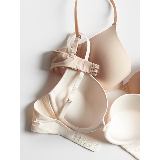 Reserved - Biustonosz push up 2 pack - złamana biel Reserved 75C Reserved