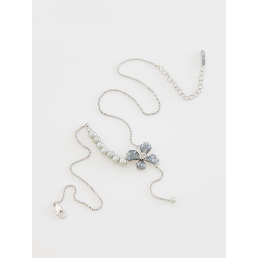 Reserved - Naszyjnik z zawieszką - jasnoszary Reserved ONE SIZE Reserved