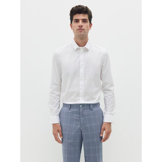 Reserved - Gładka koszula slim fit - biały Reserved XXL okazja Reserved
