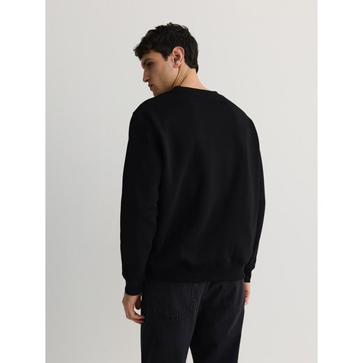 Reserved - Bluza z nadrukiem - czarny Reserved S Reserved